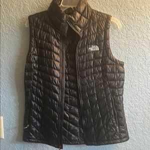 The North Face Black Quilted Vest